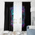 Flower Skull Window Curtain Hello Darkness My Old Friend - Wonder Print Shop