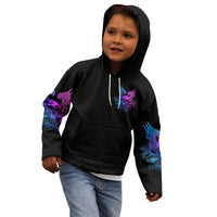 Wings Skull Kid Hoodie Heaven Don't Want Me Hell Afraid I Take Over - Wonder Print Shop
