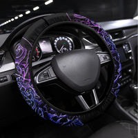 Wings Skull Steering Wheel Cover Heaven Don't Want Me Hell Afraid I Take Over - Wonder Print Shop