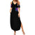 Wings Skull Summer Maxi Dress Heaven Don't Want Me Hell Afraid I Take Over - Wonder Print Shop