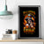 Witch Skull Canvas Wall Art Hello Darkness My Old Friend I Come To Drink With You - Wonder Print Shop