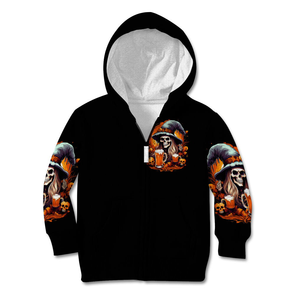 Witch Skull Kid Hoodie Hello Darkness My Old Friend I Come To Drink With You - Wonder Print Shop