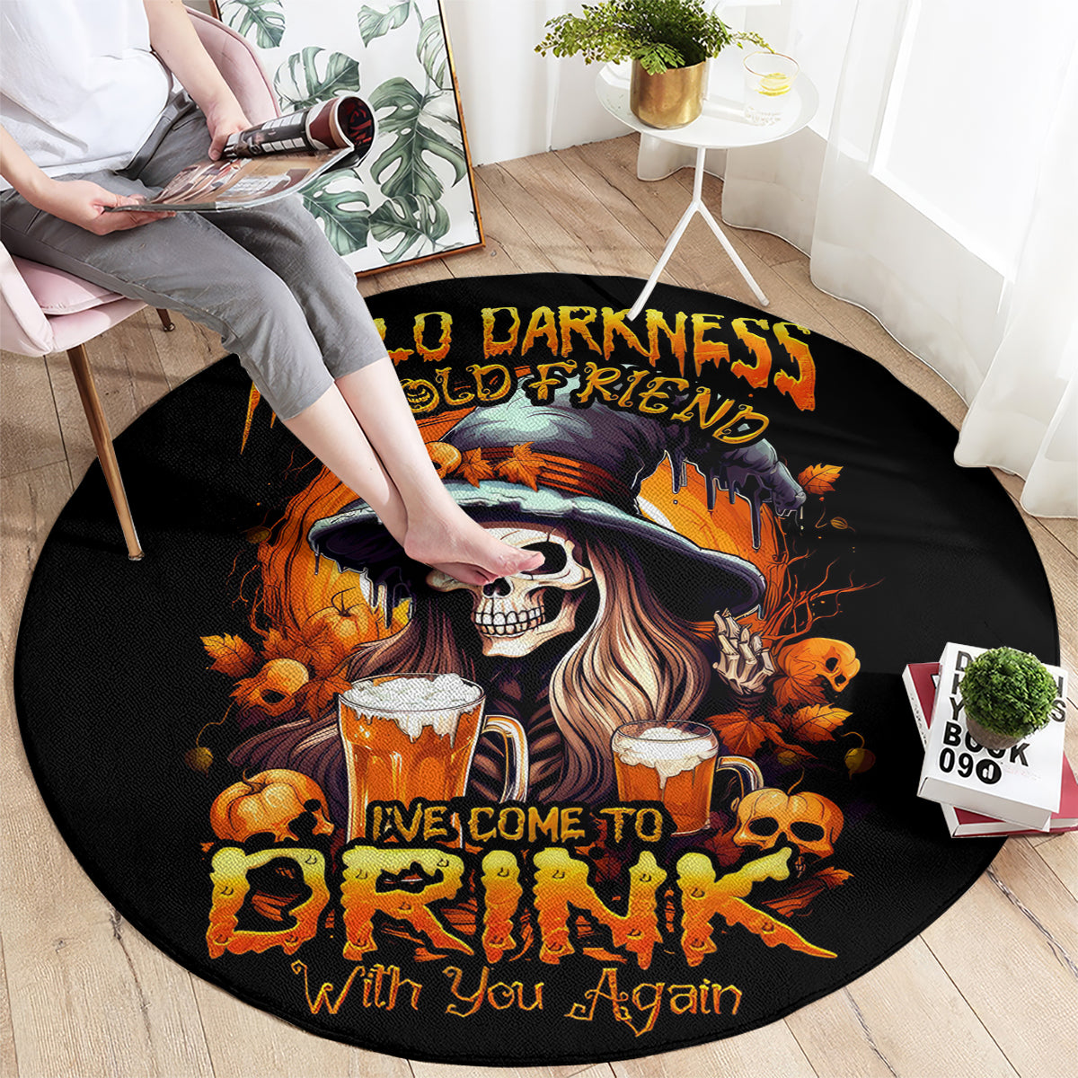 witch-skull-round-carpet-hello-darkness-my-old-friend-i-come-to-drink-with-you