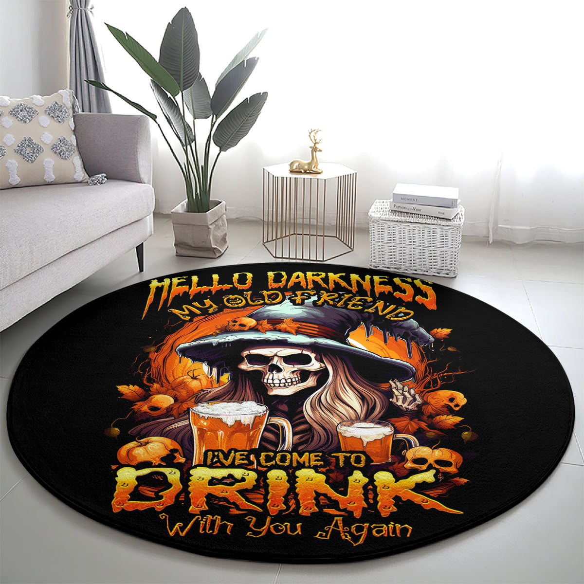 witch-skull-round-carpet-hello-darkness-my-old-friend-i-come-to-drink-with-you