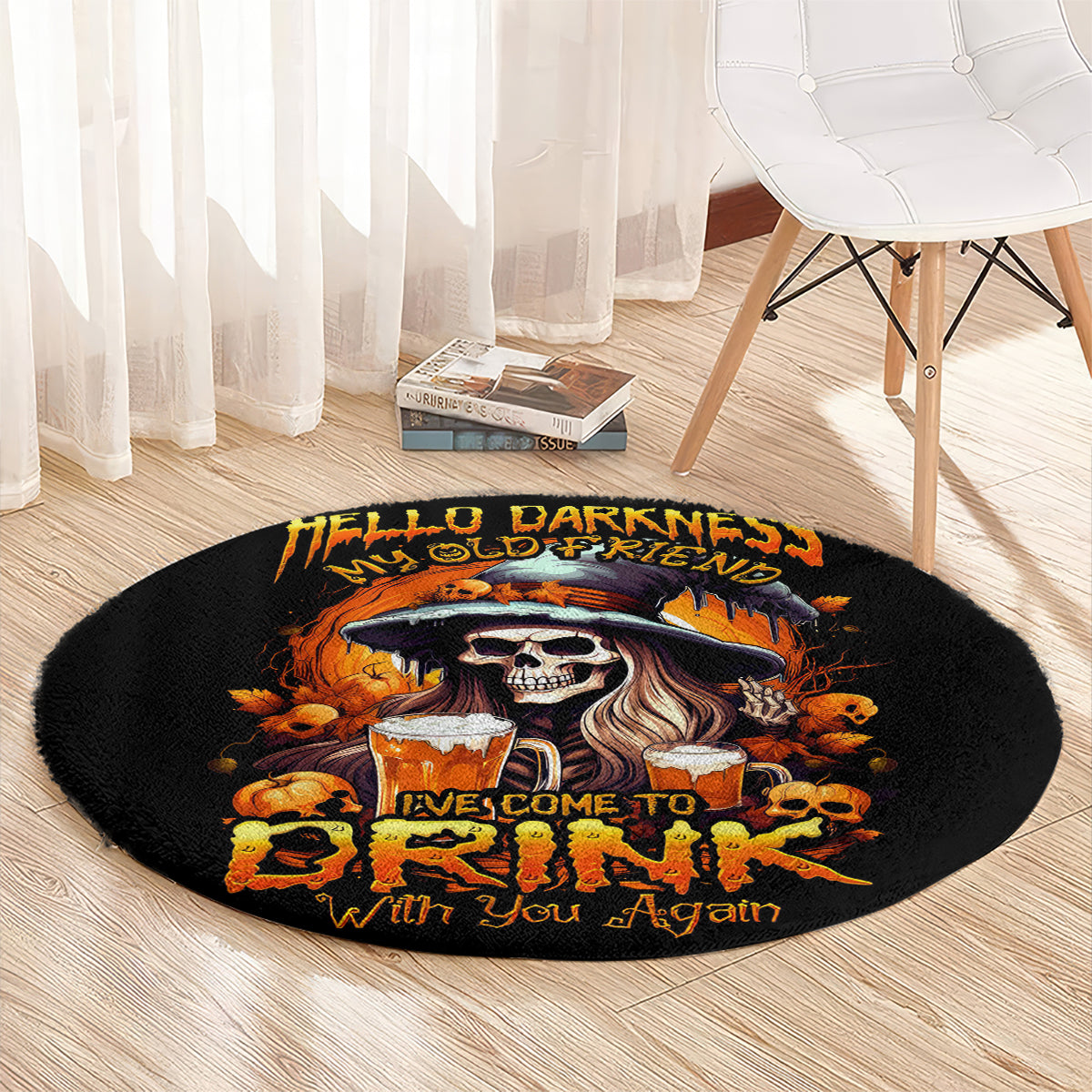witch-skull-round-carpet-hello-darkness-my-old-friend-i-come-to-drink-with-you