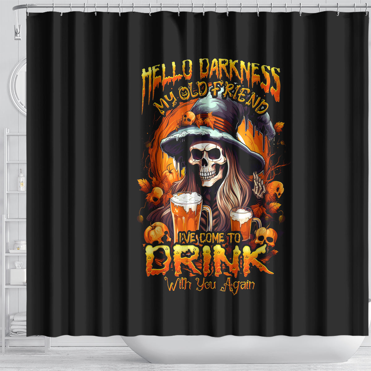 witch-skull-shower-curtain-hello-darkness-my-old-friend-i-come-to-drink-with-you