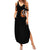 Witch Skull Summer Maxi Dress Hello Darkness My Old Friend I Come To Drink With You - Wonder Print Shop