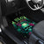 Tropical Skull Car Mats I'm Blunt Because God Rolled Me That Way - Wonder Print Shop