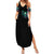 Tropical Skull Summer Maxi Dress I'm Blunt Because God Rolled Me That Way - Wonder Print Shop