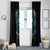 Tropical Skull Window Curtain I'm Blunt Because God Rolled Me That Way - Wonder Print Shop