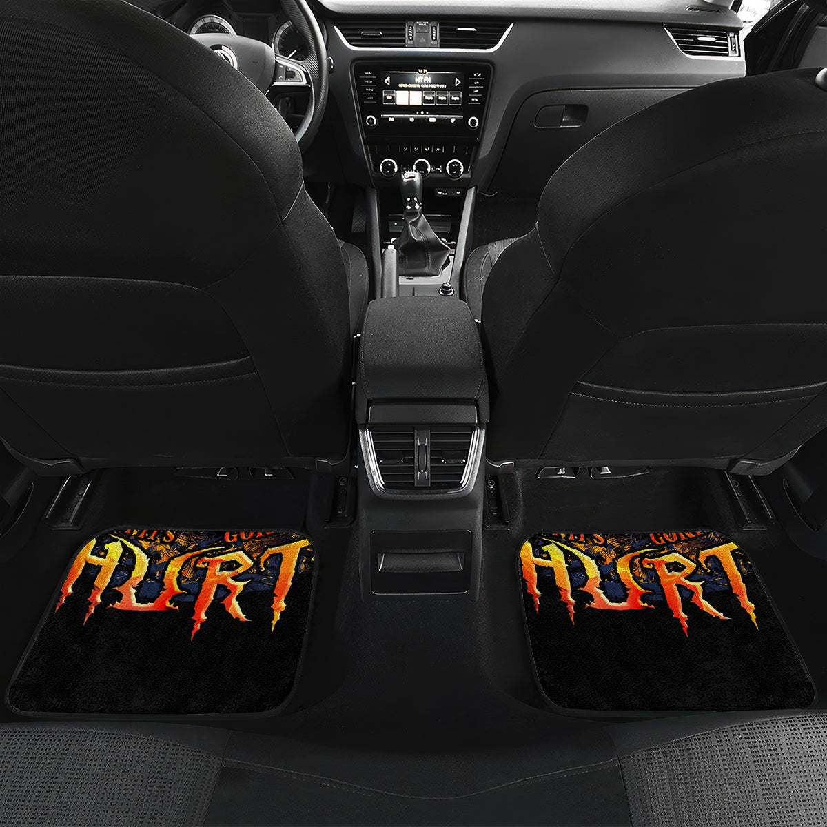 Jack O Lantern Skull Car Mats I Can Fix Stupid But It's Gonna Hurt - Wonder Print Shop