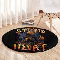 jack-o-lantern-skull-round-carpet-i-can-fix-stupid-but-its-gonna-hurt
