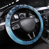 Jack O Lantern Skull Steering Wheel Cover I Can Fix Stupid But It's Gonna Hurt - Wonder Print Shop