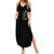 Jack O Lantern Skull Summer Maxi Dress I Can Fix Stupid But It's Gonna Hurt - Wonder Print Shop