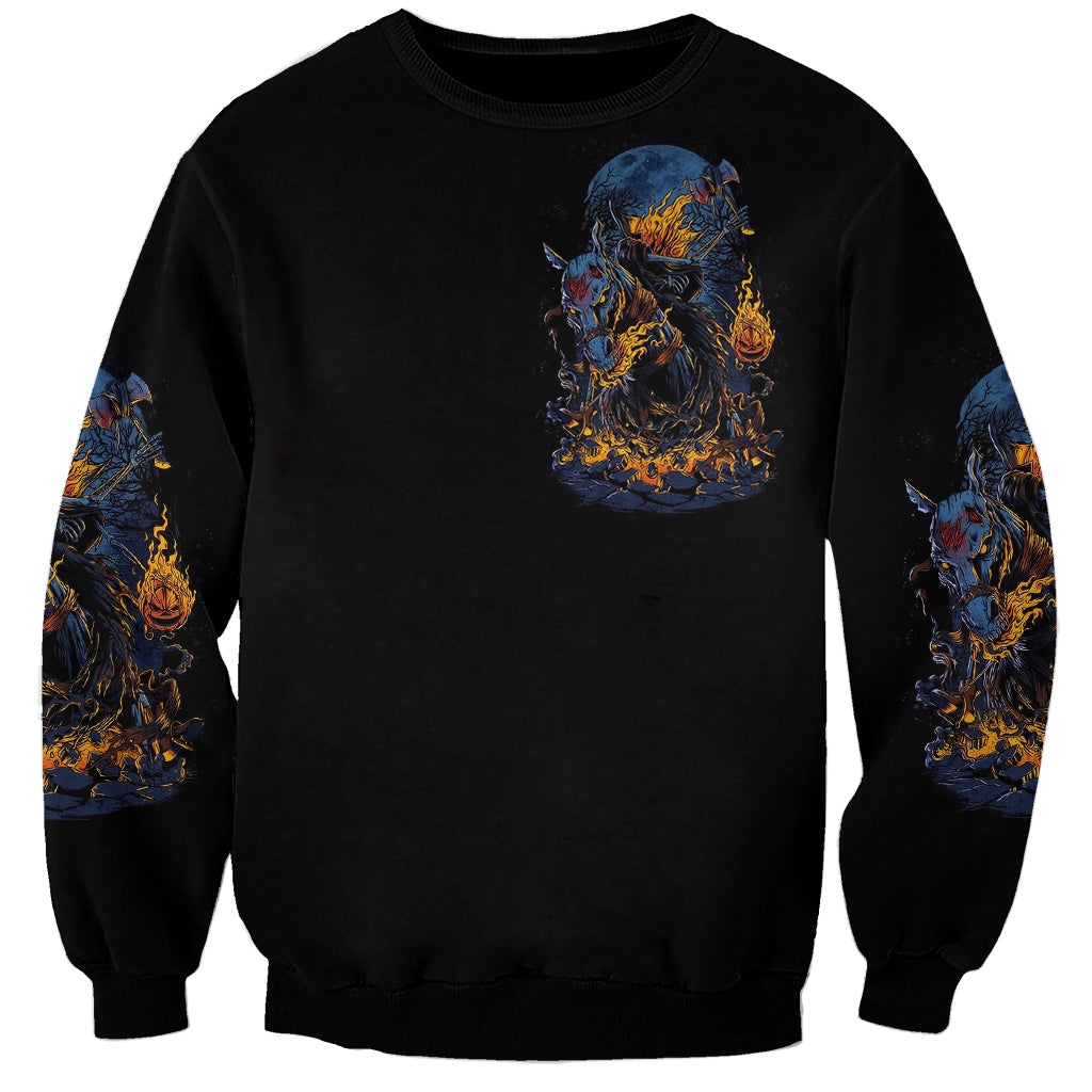 Jack O Lantern Skull Sweatshirt I Can Fix Stupid But It's Gonna Hurt - Wonder Print Shop