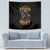 Jack O Lantern Skull Tapestry I Can Fix Stupid But It's Gonna Hurt - Wonder Print Shop