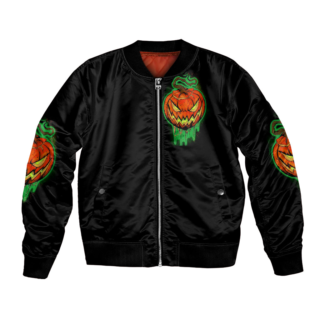 Jack O Lantern Skull Bomber Jacket I Smell Children - Wonder Print Shop
