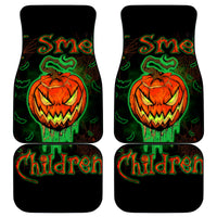 Jack O Lantern Skull Car Mats I Smell Children - Wonder Print Shop