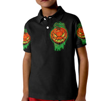 Jack O Lantern Skull Kid Polo Shirt I Smell Children - Wonder Print Shop