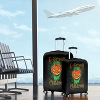 Jack O Lantern Skull Luggage Cover I Smell Children - Wonder Print Shop