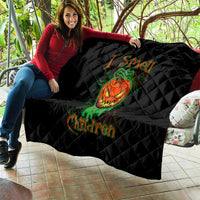 Jack O Lantern Skull Quilt I Smell Children - Wonder Print Shop