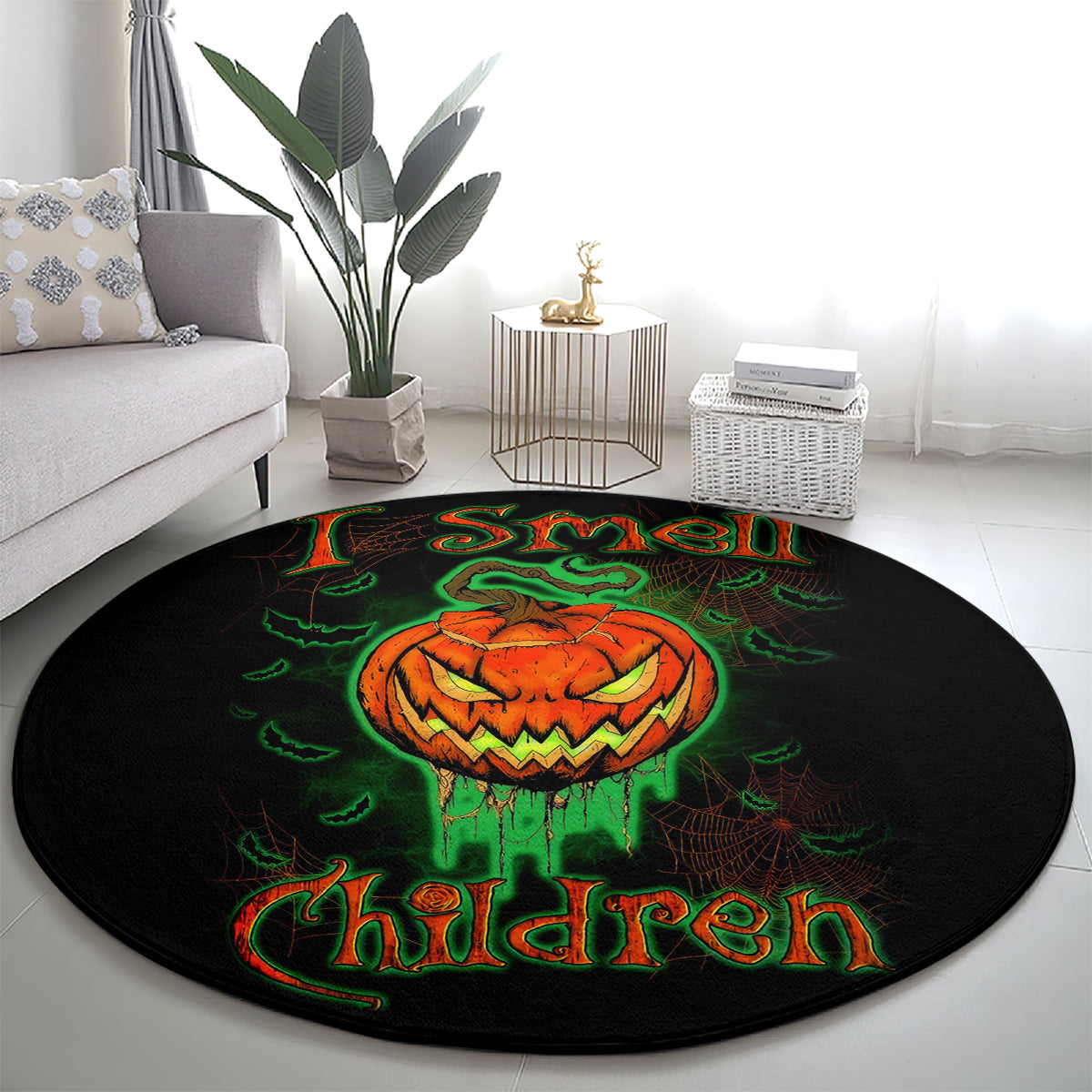 jack-o-lantern-skull-round-carpet-i-smell-children