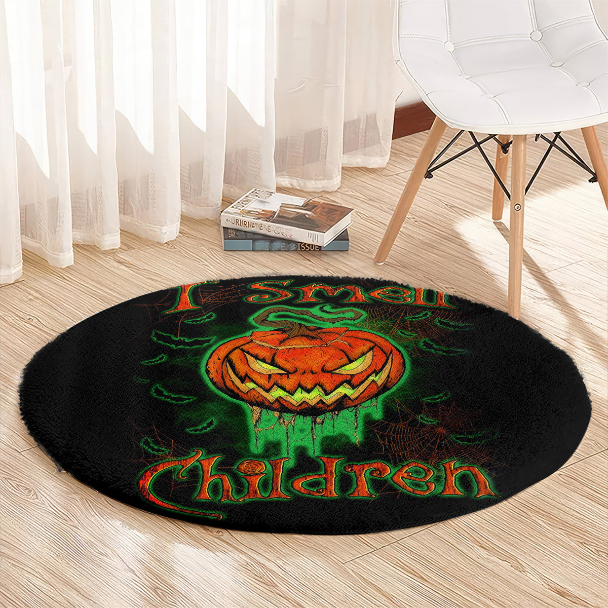 jack-o-lantern-skull-round-carpet-i-smell-children