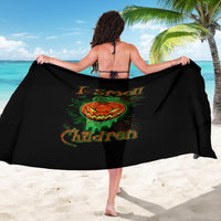 Jack O Lantern Skull Sarong I Smell Children - Wonder Print Shop