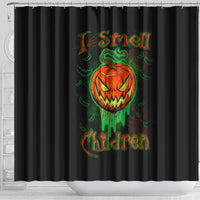 jack-o-lantern-skull-shower-curtain-i-smell-children