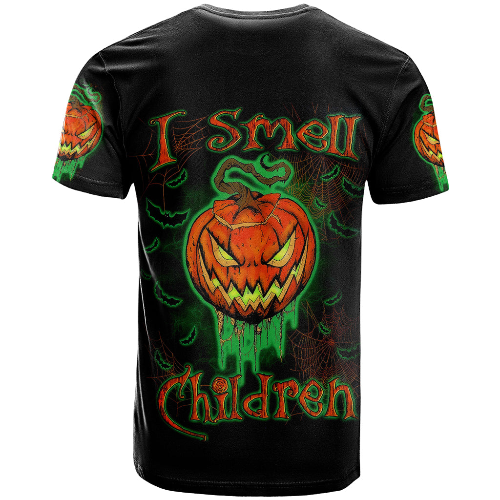 Jack O Lantern Skull T Shirt I Smell Children - Wonder Print Shop