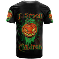 Jack O Lantern Skull T Shirt I Smell Children - Wonder Print Shop
