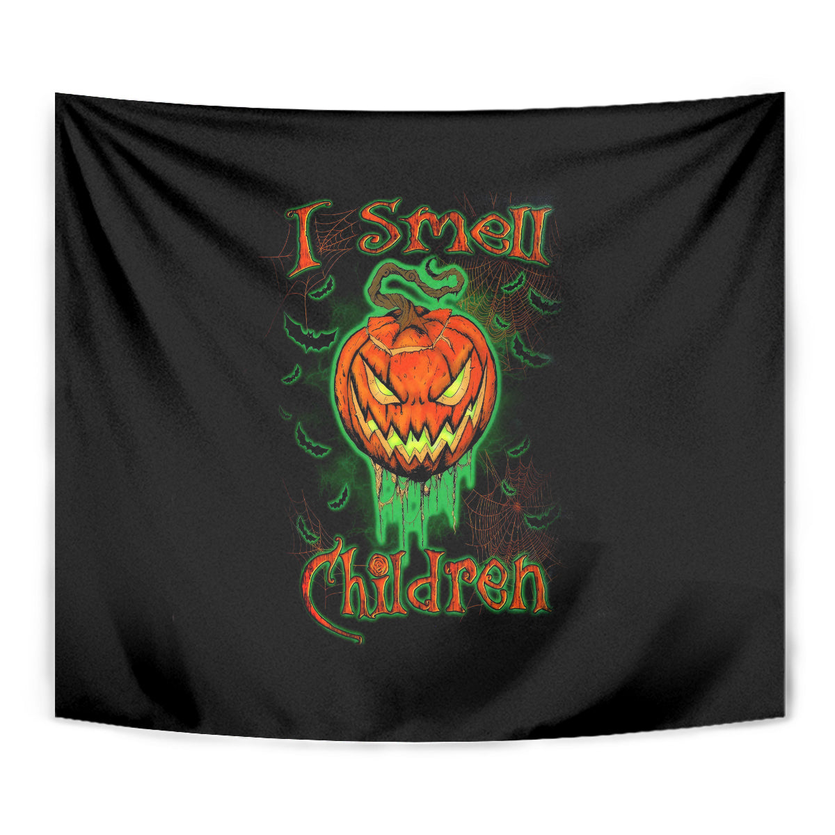 Jack O Lantern Skull Tapestry I Smell Children - Wonder Print Shop