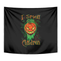 Jack O Lantern Skull Tapestry I Smell Children - Wonder Print Shop