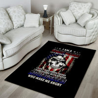 American Skull Area Rug Grumpy Old Man Motherfuckers Who Make Me Angry - Wonder Print Shop