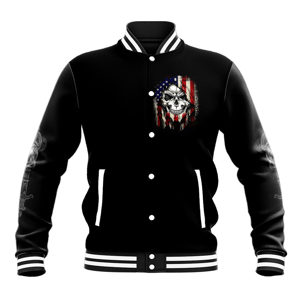 American Skull Baseball Jacket Grumpy Old Man Motherfuckers Who Make Me Angry - Wonder Print Shop