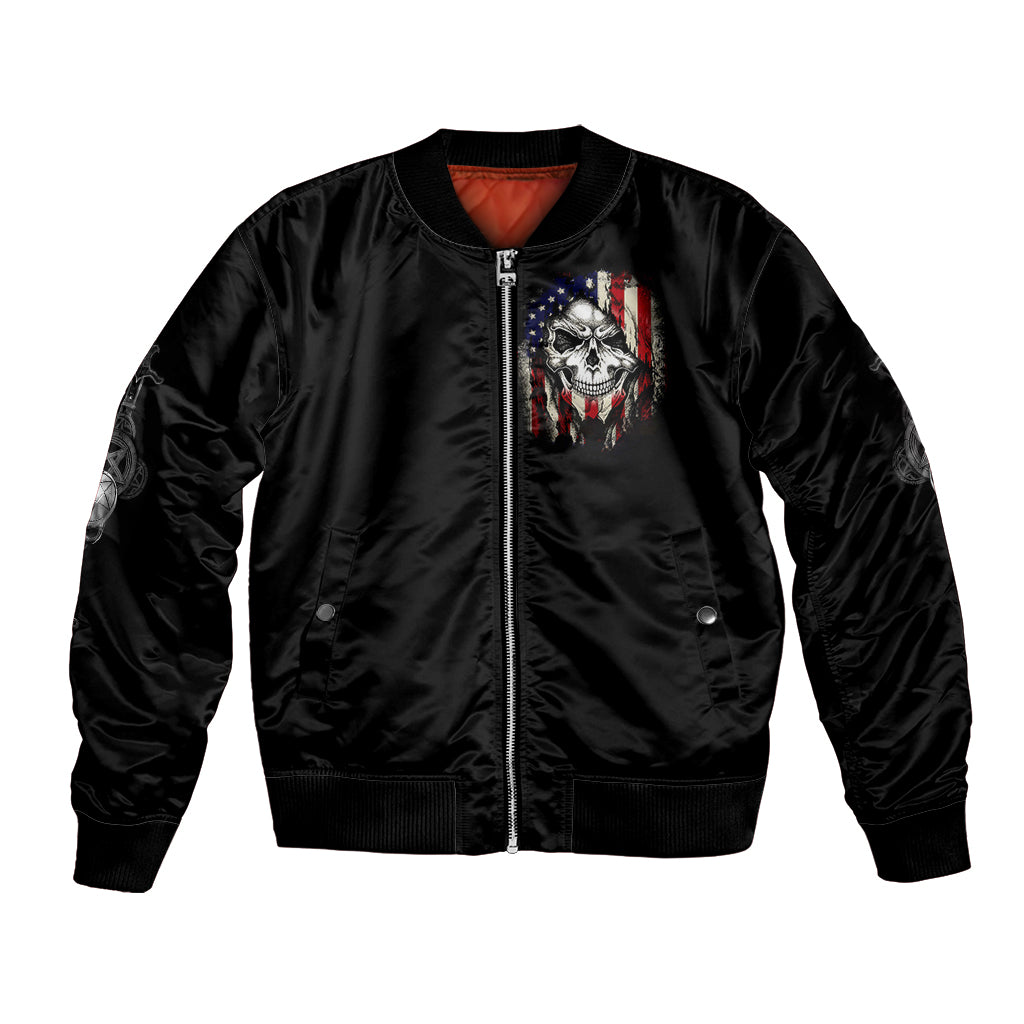 American Skull Bomber Jacket Grumpy Old Man Motherfuckers Who Make Me Angry - Wonder Print Shop