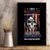 American Skull Canvas Wall Art Grumpy Old Man Motherfuckers Who Make Me Angry - Wonder Print Shop