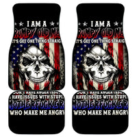 American Skull Car Mats Grumpy Old Man Motherfuckers Who Make Me Angry - Wonder Print Shop