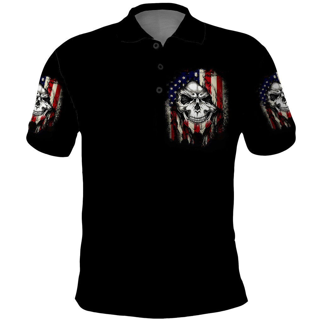 American Skull Polo Shirt Grumpy Old Man Motherfuckers Who Make Me Angry - Wonder Print Shop