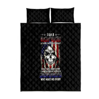 American Skull Quilt Bed Set Grumpy Old Man Motherfuckers Who Make Me Angry - Wonder Print Shop