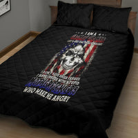 American Skull Quilt Bed Set Grumpy Old Man Motherfuckers Who Make Me Angry - Wonder Print Shop