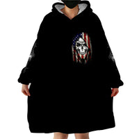 American Skull Wearable Blanket Hoodie Grumpy Old Man Motherfuckers Who Make Me Angry - Wonder Print Shop