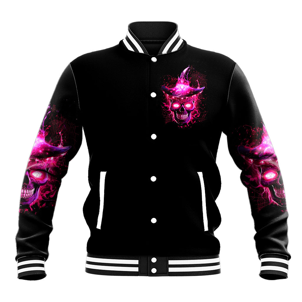 Witch Skull Baseball Jacket Iam The Spell - Wonder Print Shop