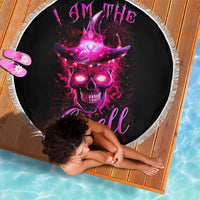 Witch Skull Beach Blanket Iam The Spell - Wonder Print Shop