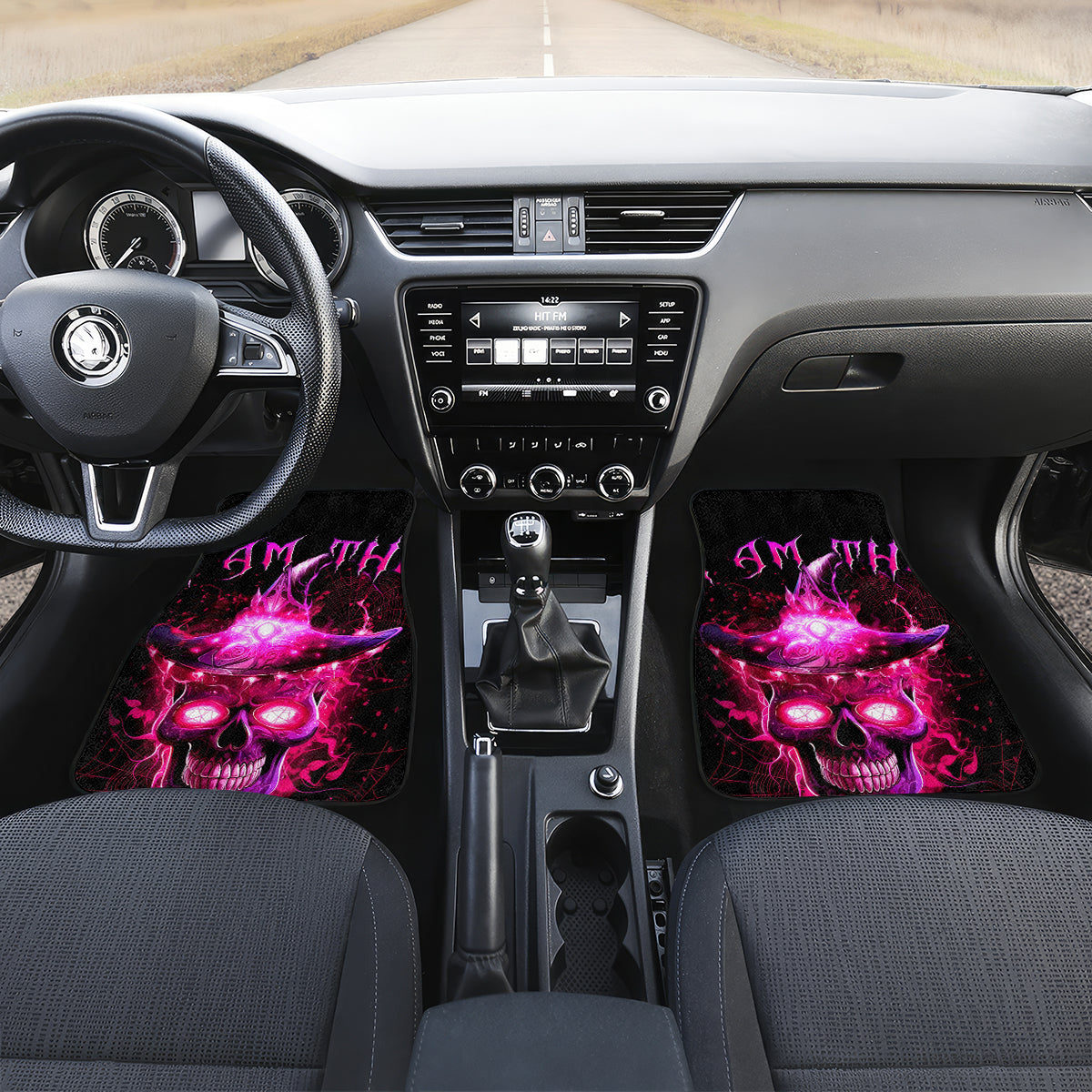 Witch Skull Car Mats Iam The Spell - Wonder Print Shop