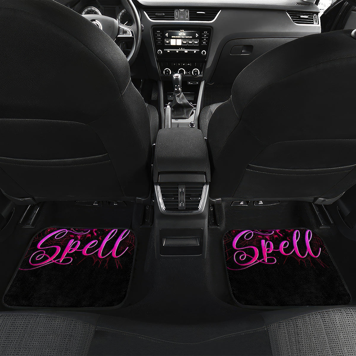 Witch Skull Car Mats Iam The Spell - Wonder Print Shop