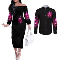 witch-skull-couples-matching-off-the-shoulder-long-sleeve-dress-and-long-sleeve-button-shirts-iam-the-spell