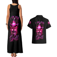 Witch Skull Couples Matching Tank Maxi Dress and Hawaiian Shirt Iam The Spell - Wonder Print Shop