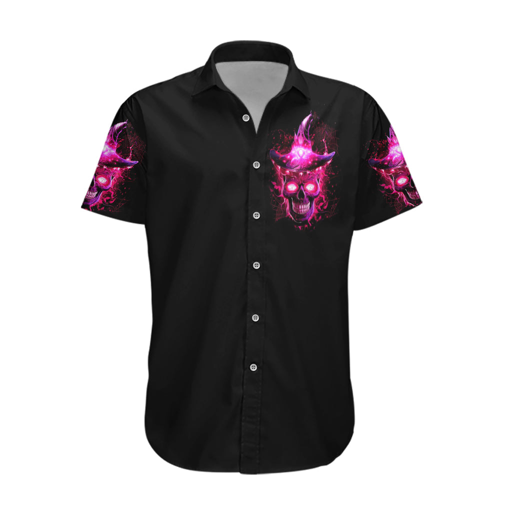 Witch Skull Hawaiian Shirt Iam The Spell - Wonder Print Shop