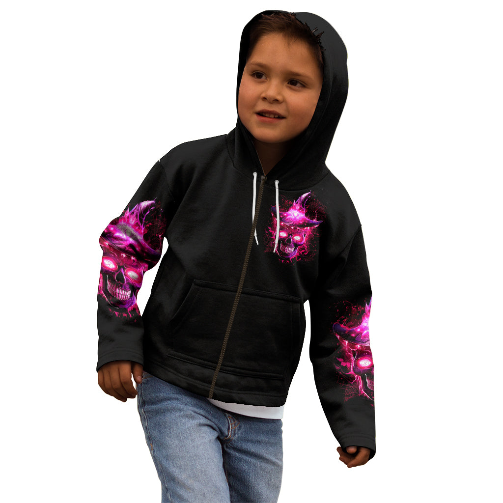 Witch Skull Kid Hoodie Iam The Spell - Wonder Print Shop